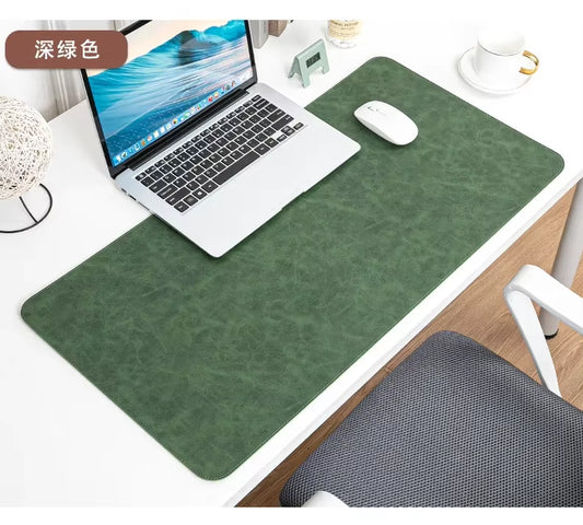 Desk Pad Waterproof PU Mouse Pad Desk Mat Protective Cover Large Mousepad Computer Laptop Non-Slip Easy to Clean Keyboard Mats